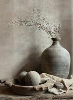 Canvas Prent A5 Fles Met Houten Bak, 1980 tot heden, Nieuw, Ophalen of Verzenden, Prent