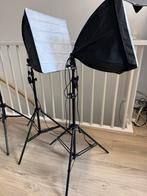 Softbox Verlichtingsset - Compleet, Ophalen of Verzenden, Gebruikt, Lamp of Flitsset