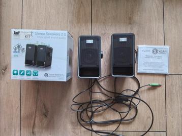 Ewent Stereo Speakers 2.0 - PC Luidsprekers beschikbaar voor biedingen