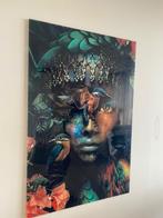 Glasschilderij fotokunst, Huis en Inrichting, Ophalen, Zo goed als nieuw, Schilderij, 75 tot 100 cm