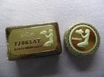 vintage Tjoklat blik - camée pastilles rechthoekig + rond, Ophalen of Verzenden, Gebruikt