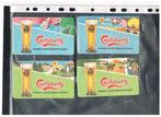 BIERVILTJES CARLSBERG, Verzamelen, Biermerken, Verzenden, Zo goed als nieuw, Viltje(s), Overige merken