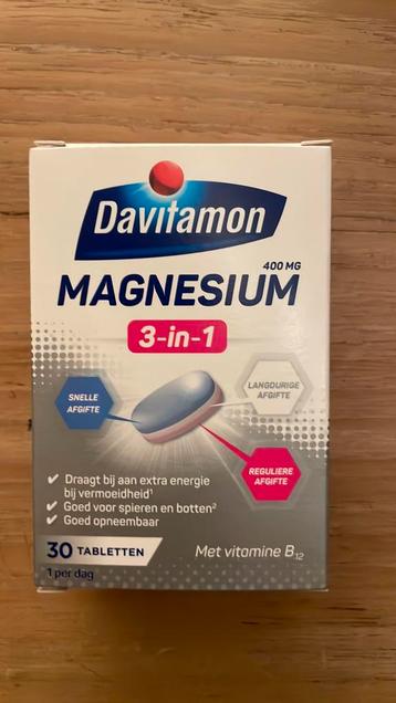 Davitamon Magnesium 3- in-1; nw! beschikbaar voor biedingen