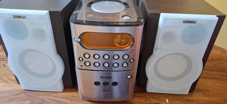 philips cd + casettespeler, Audio, Tv en Foto, Cd-spelers, Gebruikt, Philips, Ophalen of Verzenden