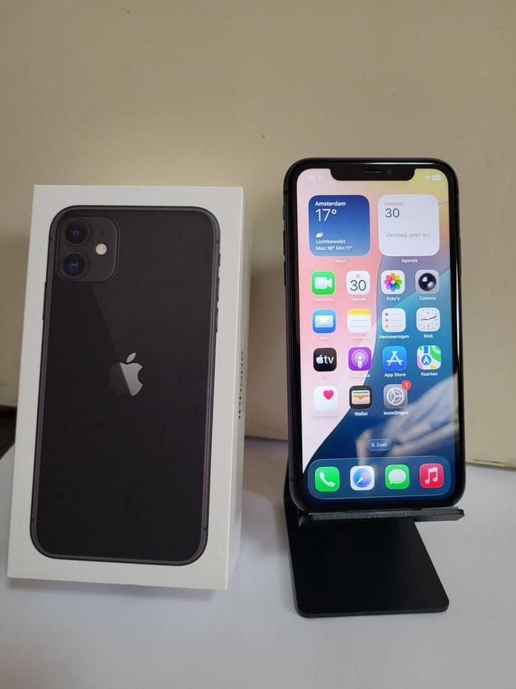 iPhone 11 — 64GB batterij conditie 80% met iOS 26.01, Telecommunicatie, Mobiele telefoons | Apple iPhone, Zo goed als nieuw, 64 GB