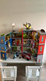 Kidcraft brandweerkazerne poppenhuis jongens, Ophalen, Zo goed als nieuw, Poppenhuis