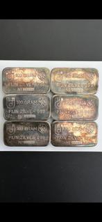 Complete set Schöne zilverbaren 6 x 100 gram paleizen, Postzegels en Munten, Edelmetalen en Baren, Ophalen of Verzenden, Zilver