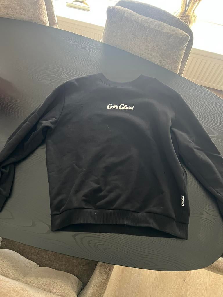 Carlo colucci sweater, Zwart, Maat 56/58 (XL), Ophalen of Verzenden, Zo goed als nieuw