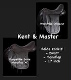 Twee Kent & Masters monoflap zadels bijna nieuw, met factuur, Ophalen, Zo goed als nieuw, Overige soorten