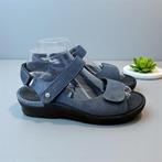 Wolky Sandalen Maat 39 Donkerblauw Klittenband Delft Nubuck, Wolky, W, Sandalen of Muiltjes, W