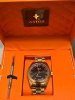 Nieuwe Astos Horloge, Sieraden, Tassen en Uiterlijk, Overige merken, Staal, Staal, Polshorloge