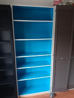 Gratis: blauwe-witte boekenkast, Huis en Inrichting, Ophalen, 200 cm of meer, 50 tot 100 cm, Zo goed als nieuw