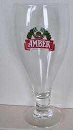 Grolsch Bierglas Amber (zonder vermelding van Grolsch), Verzamelen, Biermerken, Ophalen of Verzenden, Gebruikt, Glas of Glazen