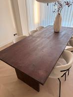 Houten japandi eettafel 230x100 cm, Ophalen, Gebruikt, 100 tot 150 cm, Vijf personen of meer