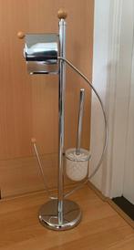 Toiletrolhouder en -borstel in een, Ophalen, Gebruikt, Overige typen