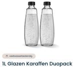 Sodastream DUO glazen flessen - 2 stuks, Ophalen of Verzenden, Nieuw