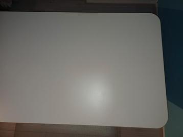 Wit Ikea Besta bureau 160x80 - afbeelding 9