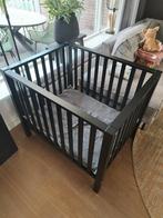 Kinder baby box zwart met matras en kleed, Kinderen en Baby's, Boxen, Ophalen, Gebruikt, Rechthoekig, Boxkleed