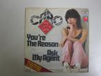CARO and J.C.T.BAND - you're the reason - vinyl 7", Gebruikt, 7 inch, Single, Ophalen of Verzenden