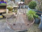 brocante metalen mandje, Ophalen of Verzenden, Gebruikt