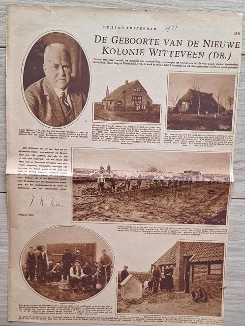 Witteveen, Smilde, Hooghalen etc. (Dr.) - oude knipsels, Verzamelen, Ansichtkaarten | Nederland, Drenthe, 1920 tot 1940, Ophalen of Verzenden