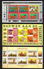 Kinderblokken 1995 tem 1997 postfris, Postzegels en Munten, Postzegels | Nederland, Ophalen of Verzenden, Na 1940, Postfris