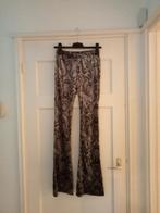Mooie stoere Velvet broek/ trekking, gave print, Kleding | Dames, Broeken en Pantalons, Maat 38/40 (M), Zwart, Nieuw, Ophalen of Verzenden