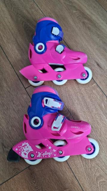 Oxelo Kinderskates Skeelers Play3 roze/paars beschikbaar voor biedingen