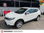 Nissan Qashqai 1.2 Tekna 17" , Leer, camera, trekhaak,, Auto's, Nissan, Gebruikt, 4 cilinders, 116 pk, Wit