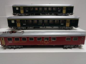Marklin 3x SBB rijtuigen 4068+4066+4066 (H0). beschikbaar voor biedingen
