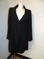 Pauw Amsterdam mooie mantel zwart grote kraag 4/42, Kleding | Dames, Verzenden, Zwart, Maat 42/44 (L), Pauw