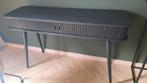 Zuiver barbier sidetable zwart, Ophalen, Zo goed als nieuw, 25 tot 50 cm, Rechthoekig