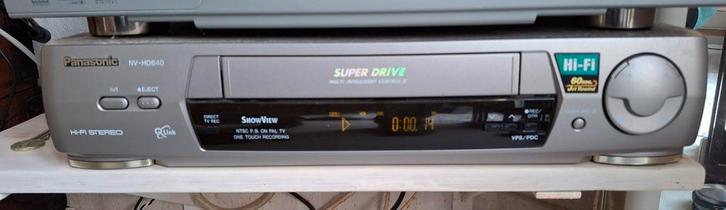 Panasonic NV-HD640 VHS Videorecorder - Topstaat!, Audio, Tv en Foto, Videospelers, Zo goed als nieuw, Ophalen of Verzenden