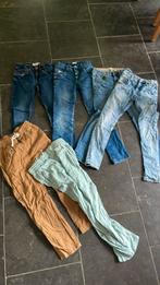 4 spijkerbroeken en 2 keer linnen maat 140, Ophalen of Verzenden, Gebruikt, Maat 140