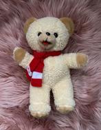 Wollige robijn knuffel. 33 cm ( met sjaaltje ), Verzamelen, Beren en Cherished Teddies, Verzenden, Zo goed als nieuw, Stoffen beer