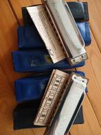 Mondharmonica Collectie - Diverse Toonsoorten, Gebruikt, Overige typen, Ophalen of Verzenden, Met koffer of doosje