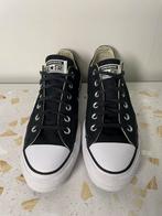 Converse, All Star, lift low, zwart, maat 40, Ophalen of Verzenden, Zo goed als nieuw, Zwart, Sneakers of Gympen