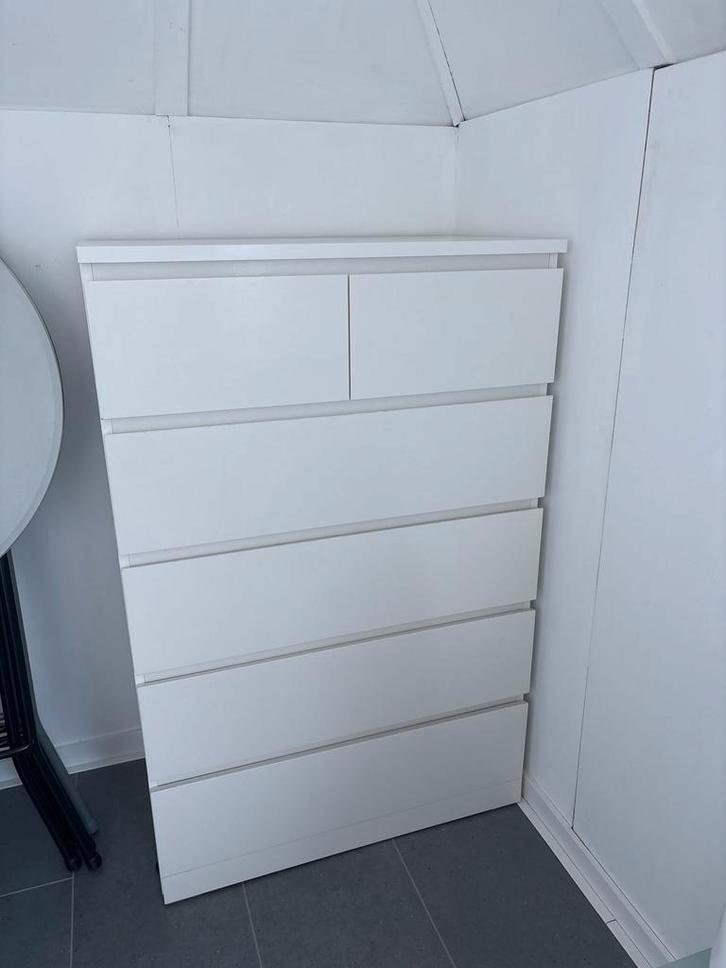IKEA Malm Ladekast, Huis en Inrichting, Kasten | Ladekasten, Zo goed als nieuw, 100 tot 150 cm, 50 tot 100 cm, 25 tot 50 cm, Overige materialen