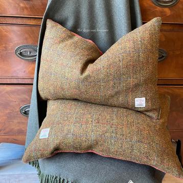 Schotse SET kussens Harris Tweed Estate Check beschikbaar voor biedingen