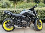 Yamaha MT-07 ingesteld op A2 35kW 2018 34.800 km met extra's, Motoren, 700 cc, 2 cilinders, ABS, Particulier