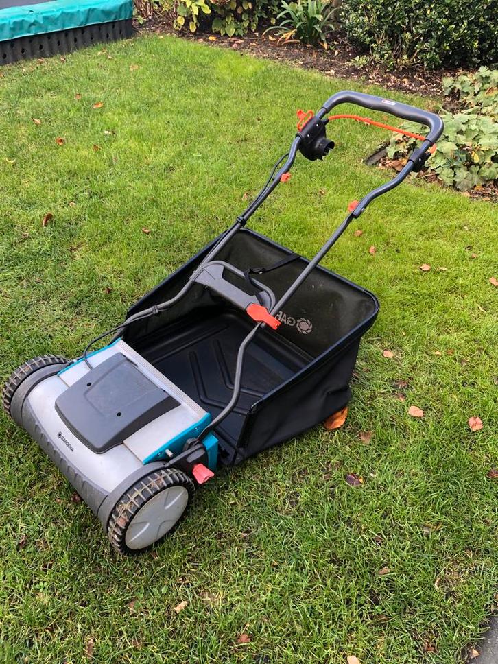 Gardena EC 380 Elektrische Grasmaaier - Goed Onderhouden!, Tuin en Terras, Grasmaaiers, Gebruikt, Elektrische grasmaaier, 30 t/m 39 cm