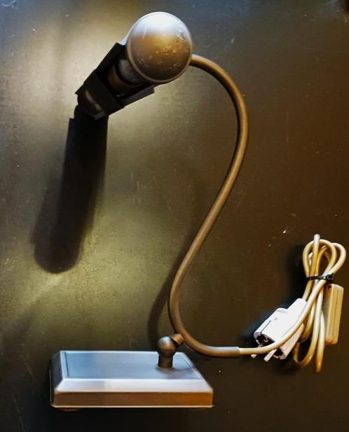 Vintage Messing Bureau / Bankiers / Pianolamp / Jaren 50/60, Huis en Inrichting, Lampen | Tafellampen, Metaal, Ophalen of Verzenden