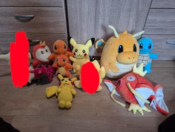 verzameling pokemon knuffels  beschikbaar voor biedingen