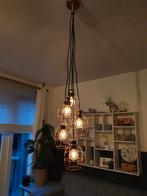 Set van 5 koperen hanglampen, Ophalen, Overige materialen, 50 tot 75 cm, Vintage