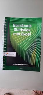 Ben Baarda - Basisboek Statistiek met Excel, Ophalen of Verzenden, Zo goed als nieuw, Ben Baarda; René van Vianen