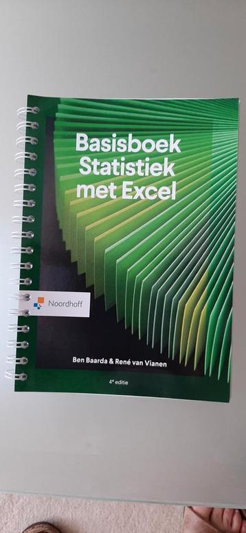 Ben Baarda - Basisboek Statistiek met Excel beschikbaar voor biedingen