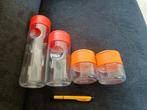 Tupperware strooi bussen set, Ophalen of Verzenden, Gebruikt, Rood, Bus of Trommel
