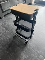 Roltafel Zwart Ikea, Ophalen, Zo goed als nieuw