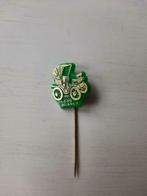 Oldtimer 1901 Vis-a-vis Decauville Groen Goudkleurig Speldje, Ophalen of Verzenden, Gebruikt, Transport, Speldje of Pin