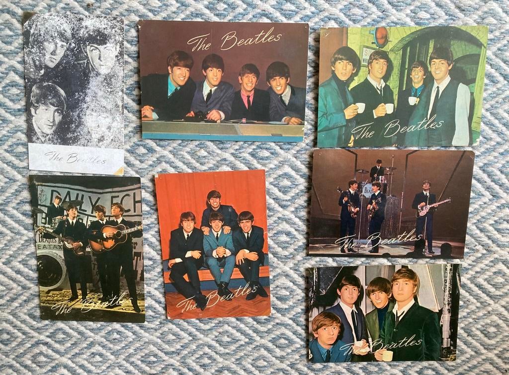 Setje ansichtkaarten Beatles, Verzamelen, Foto's en Prenten, Ophalen, 1960 tot 1980, Zo goed als nieuw, Overige onderwerpen
